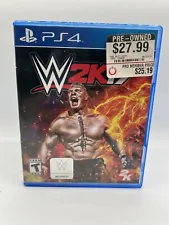 PLAYSTATION 4 PS4 WWE W 2K17 COMPLETE GAME WITH MANUAL