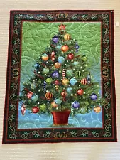 NEW HAND QUILTED FOR SALE POTTED CHRISTMAS TREE