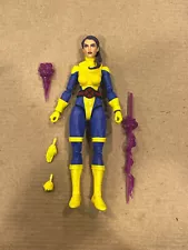 Hasbro Marvel Legends Psylocke Figure X-Men 60th Anniversary Retro 90s Blue Gold