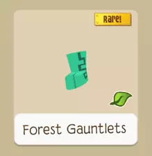 Animal Jam Play Wild AJPW Rare Forest Gauntlets (Read Desc)