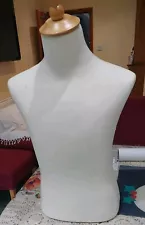 Male Mannequin Torso Model Dress Form Upper Body Mens medium quick sale