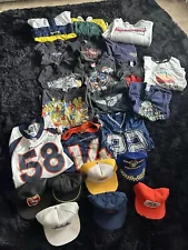 Vintage 90s Y2K Men’s Street Wear Lot Reseller Whole Sale T Shirt Jersey Hat