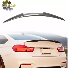 For 2007-2013 BMW E92 Coupe 335i 328i Rear Trunk Spoiler M4 Style Carbon Fiber (For: 2007 BMW 328i)