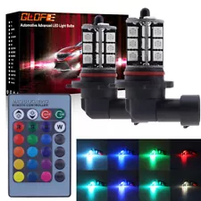 GLOFE MULTI-COLOR Fog Lamps LED BulbS fit 01~17 Ford F150 F350 F450 Super Duty