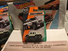 MATCHBOX MERCEDES-BENZ G63 AMG 6X6 WHITE VHTF!!