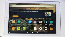 Amazon Kindle Fire HD 10 Tablet 10.1" Display 9th Gen 32GB White 2019 With Ads