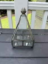 Antique Glass Terrarium