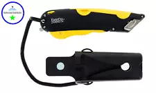 Easy Cut 2000N Safety Box Cutter Knife; Holster & Lanyard Easycut BEST EBAY DEAL