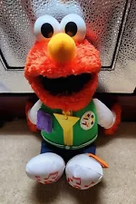 Sesame Street Getting Ready for School Elmo Talking 16” Plush Toy Stuffed Animal