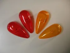 RED & AMBER LENS MARKER LIGHT VINTAGE TRAVEL TRAILER PATHFINDER TEARDROP #662