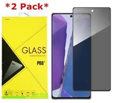 2X For Samsung Galaxy Note 20 Privacy Anti-Spy Tempered Glass Screen Protector