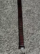 Tecovas - Nile Crocodile Belt Men Size 42 In Black Cherry Color