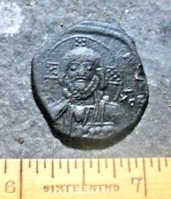 1,000 year old c 976 - 1028 Jesus /Cross large coin Religious relic 27mm 8.9g