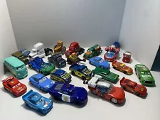 Lot of 25 Disney Pixar Cars Diecast, Plastic, Different Scales Sizes Condition