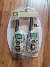 NEW U.S. Army Walkie Talkie Up To 329 Feet Camo Battery Operated USA20022 SEALED