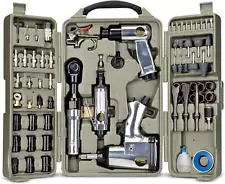 71-Piece Air Tool Kit with Impact Wrench and Accessories