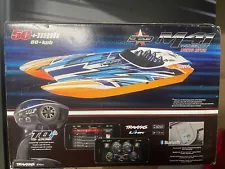 Traxxas TRA57046-4-ORNGX DCB M41 Widebody: Brushless 40' Race Boat