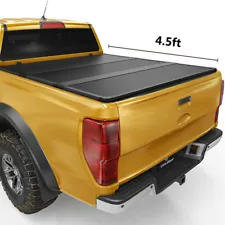 4.6FT Hard Tri-Fold for 22-24 Ford Maverick Tonneau Cover Truck Bed Waterproof (For: Ford)