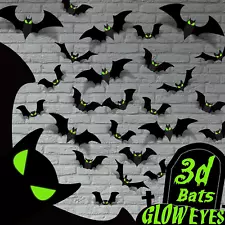 Bats in the Belfry: 56 Spooky Glow-Eyed Wall Stickers for Your Haunted House!