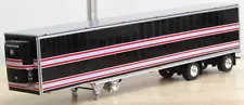 DCP black w/stripes Utility 53ft spread axle reefer trailer new no box 1/64.