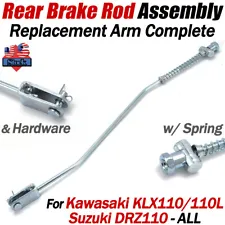 FOR KLX110 DRZ110 DRZ KLX 110 L REAR BRAKE ROD & SPRING REPLACEMENT ARM COMPLETE (For: 2010 KLX110)