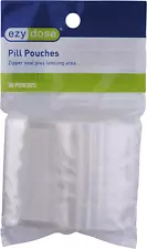 Disposable Pill, Vitamin, and Medicine Organizer Pouches, Zippered Seal Bags, Po