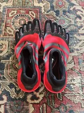 Adidas Adipure Trainer Five Finger Shoes Black red Mens Size US 9.5