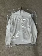 Authentic Supreme Reflective Excellence Hooded Sweatshirt White Medium