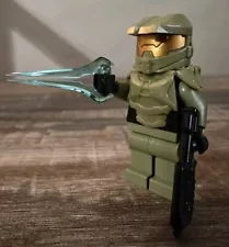 **NEW** LEGO Minifigure With Master Chief Halo Spartan Custom Accessories