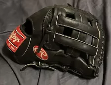 Rawlings Heart Of The Hide PRO1000-6JBPRO 12.25” Baseball Glove Black RHT