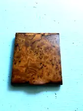 Russian Burl Cigarette Case Figured Birch or Maple?