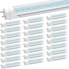 28W T8 4 Foot LED Tube Light Bulbs 5000K G13 Bi Pin T8 4FT LED Shop Lights 6500K