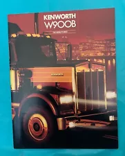 New Listing1985 Kenworth "W900B" - Original Truck Dealer Sales Brochure / Catalog