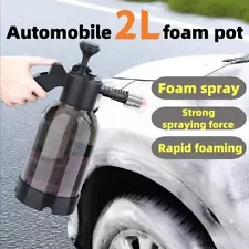 Snow Foam Spray Gun Car Wash Sprayer Lance Pump Up Foam Sprayer Bottle 2L Hot