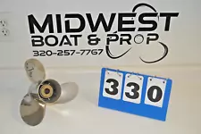 Michigan Wheel outboard stainless steel propeller (033023) 10.25x14 for Mercury