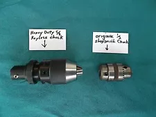 NEW HEAVY DUTY KEY LESS 5/8 DRILL CHUCK UPGRADE FOR SHOPSMITH MARK V 510