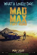 MAD MAX : FURY ROAD MOVIE POSTER 1st Advance DS 27x40 TOM HARDY George Miller