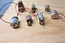 SEVEN 12V DC MOTORS