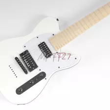 7 Strings Satin White SCT-607B Electric Guitar 2H Pickups Maple Neck for Sale