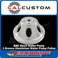 Big Block Chev Aluminium Water Pump Pulley 1 Groove Short Water Pump BBC