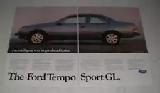 1985 Ford Tempo Sport GL Ad - An intelligent way to get ahead faster