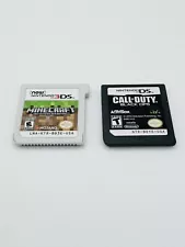 Nintendo 3DS 2-Game Lot Minecraft And Call Of Duty: Black Ops