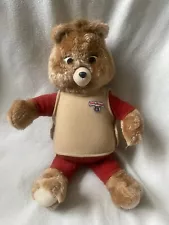 Teddy Ruxpin Grunge Music Vintage 1985 Worlds of Wonder- Untested