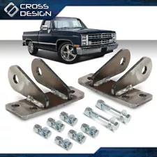 Fit For Chevy 63-87 C10 C20 Lowered Truck Front Shock Relocation Extender Kit (For: 1982 C10)