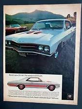 Print Ad 1967 Buick GS 340 14"x10"