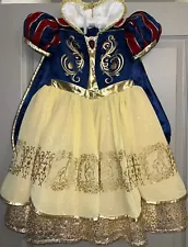 Disney Snow white dress+cape. Deluxe version size 4