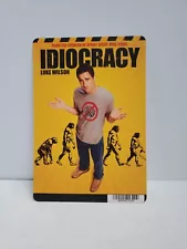 Idiocracy BLOCKBUSTER DVD BACKER CARD ONLY 5.5"X8"