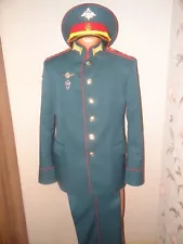 Russia army ceremonial suit Red Military Police Corps Moscow Warrant officer