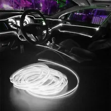 AUXITO 2M LED EL Wire White Cold light Car Interior Decor Lamp Neon Strip Tape (For: 2011 Dodge Charger)