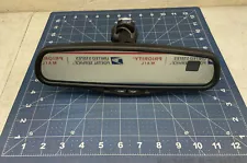 99-02 Silverado Sierra Tahoe Yukon Rear View Mirror Auto Dim Compass Temp OEM